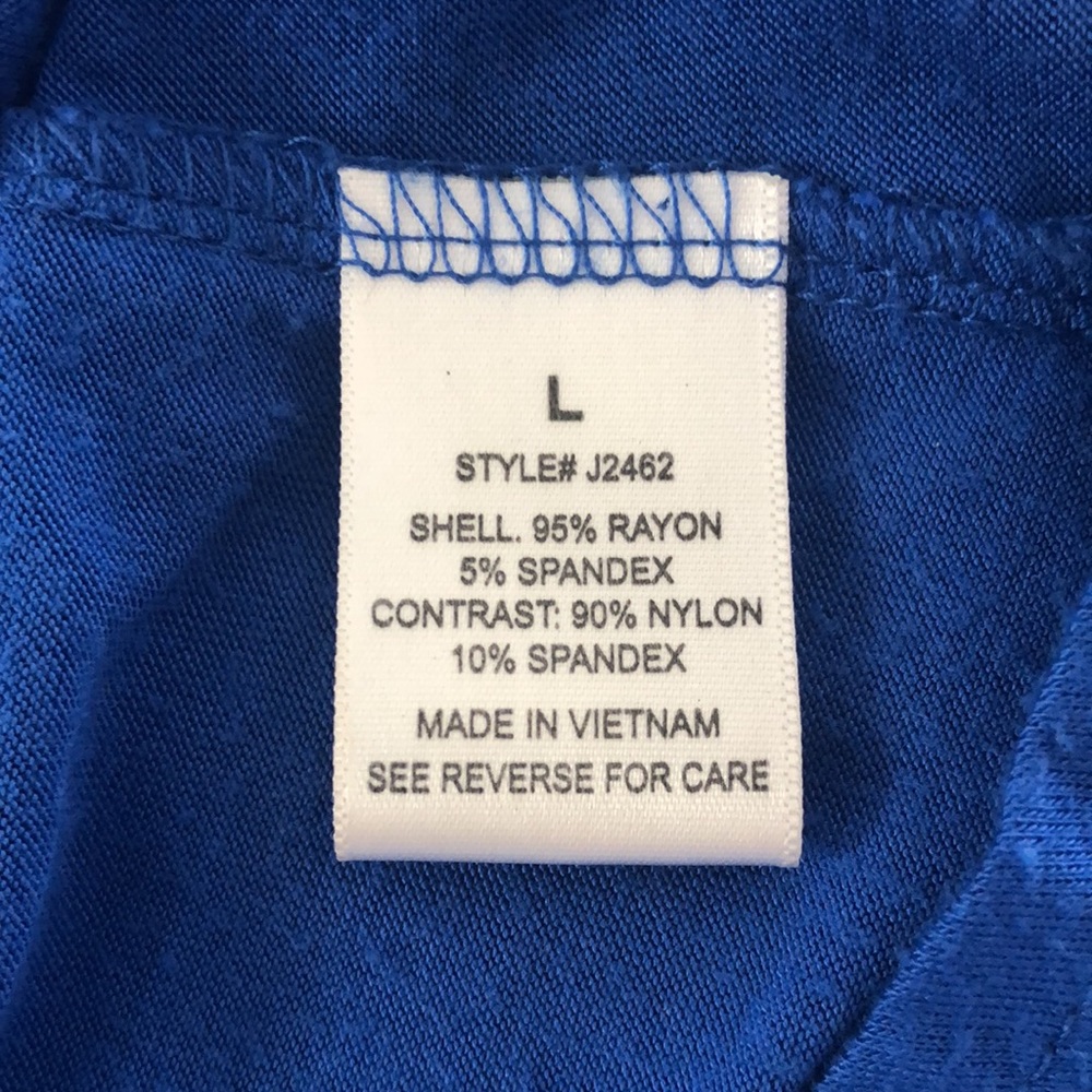 Blue Button-Down Top - Picture 6 of 6